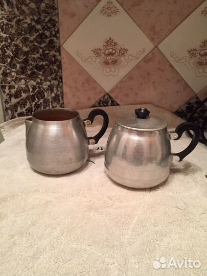 Заварочный чайник, сахарница СССР, молочник