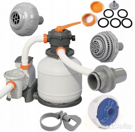 Мощный Песочный фильтр Bestway 8327л/ч