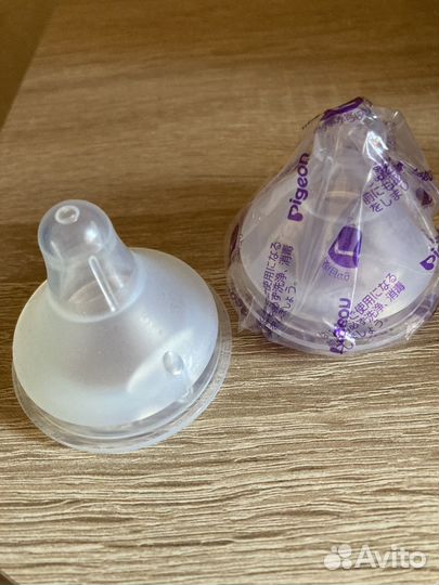 Соски для бутылочек pigeon М