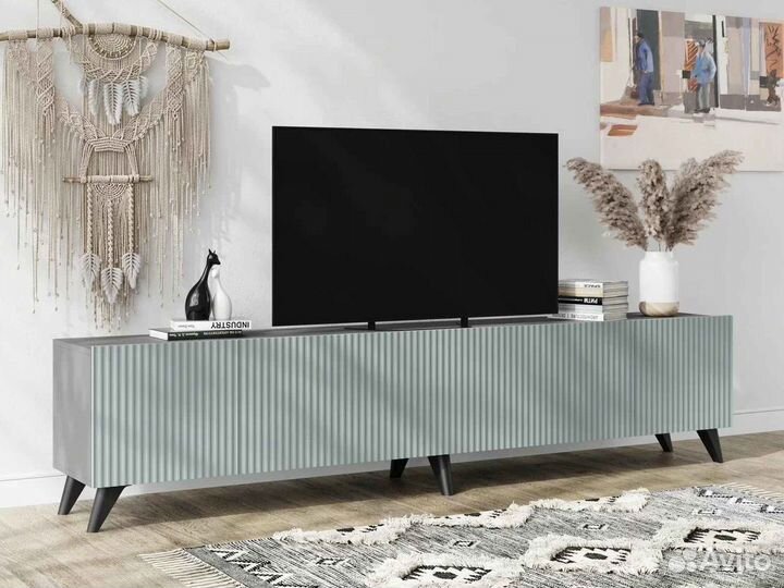 Тумба под тв комод с фрезеровкой IKEA мебель Икеа