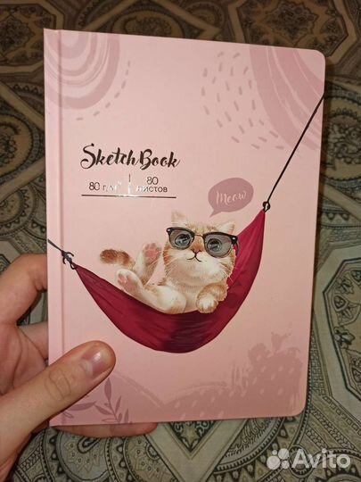 Скетчбук с котом