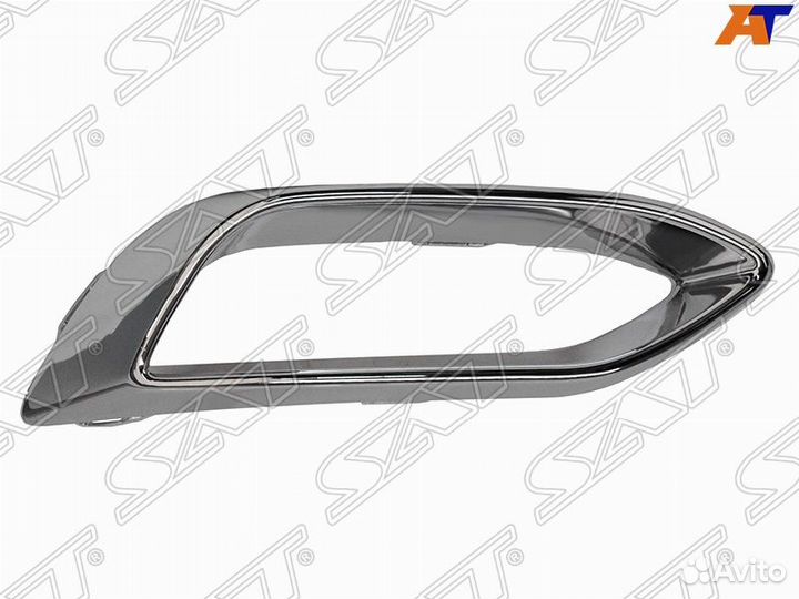 Накладка заднего бампера VW polo 20 - LH хром ST-9