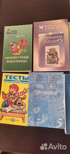 Пособия учителям русского языка, литературы, студе