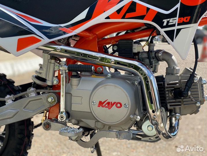 Питбайк kayo mini TS90 12/10 (п/автомат, эл.старт)