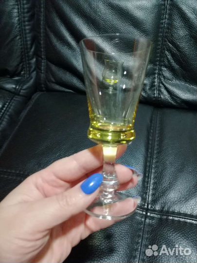 Бокалы фужеры рюмки СССР цветные