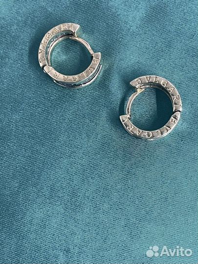 Золотые серьги bvlgari