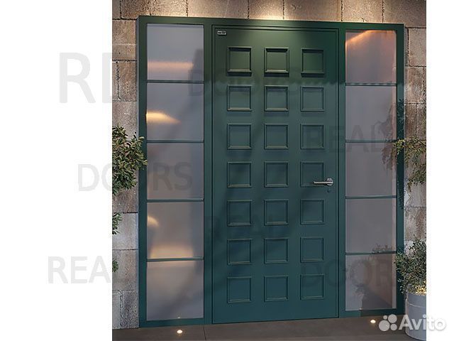 Металлическая входная группа в загородный дом