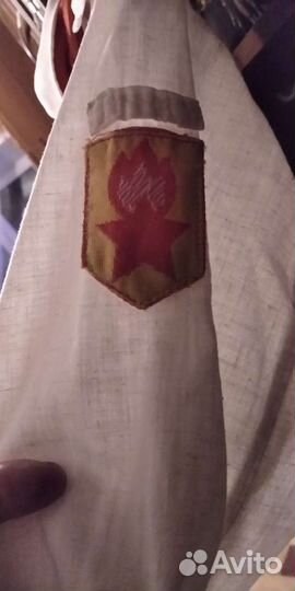 Рубашка пионерская с пионерским галстуком