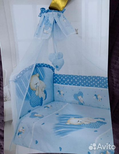 Комплект постельного для новорожденных