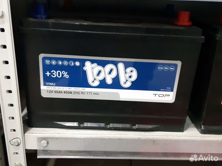 Аккумулятор topla 6ст-95 (105D31L (R)