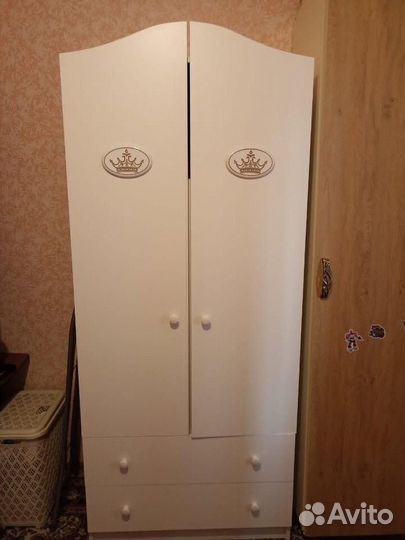 Шкаф для детской двустворчатый