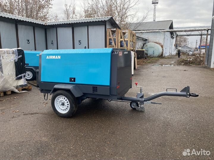 Компрессор Airman на шасси