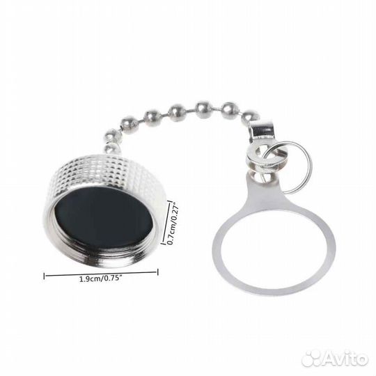 Заглушка металлическая порта разъема зарядки GX16