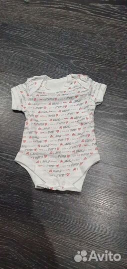 Новый набор боди для малыша, 0-3 мес, 56-62 см