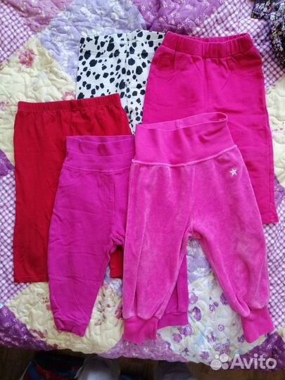 Вещи летние для девочки 74 размер