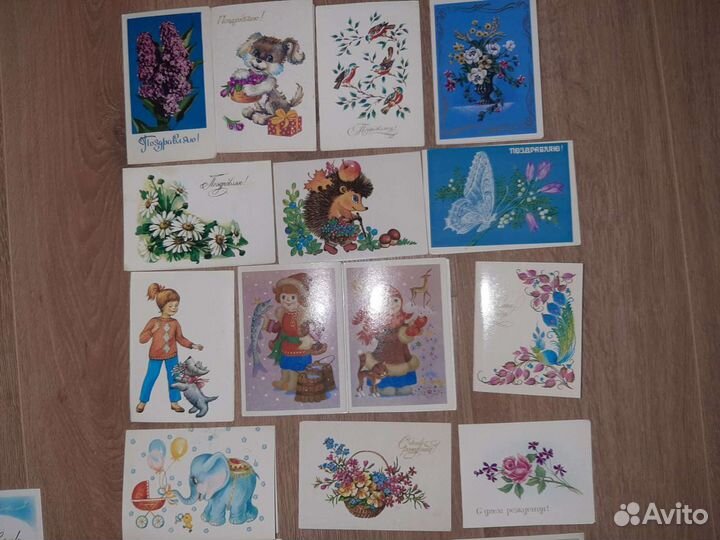 Открытки СССР 80-х годов