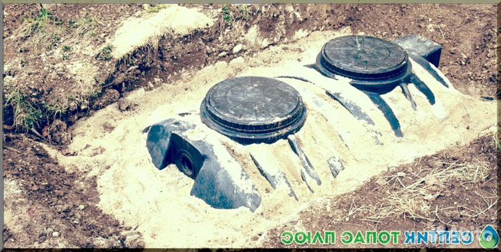 Установка септика. Рассрочка 12 мес