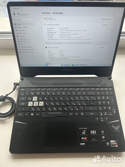 Мощный игровой ноутбук идеал asus FX505DD/ отзывы