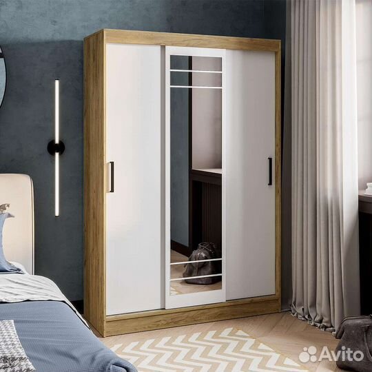 Шкаф купе 1310мм с зеркалом