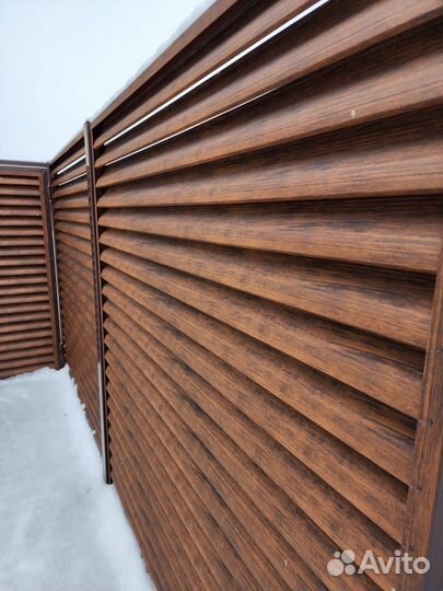 Заборы еврожалюзи