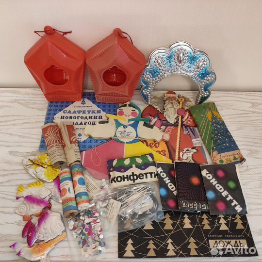 Ёлочные украшения из СССР