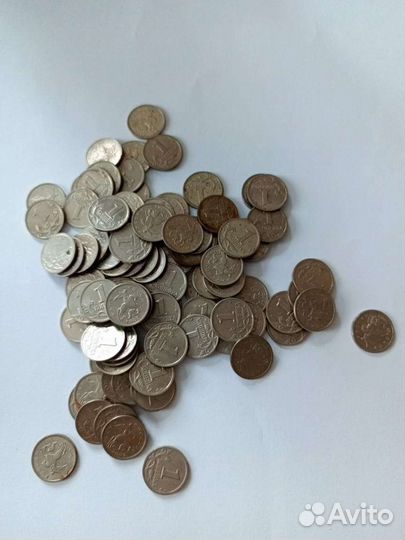 1 копейка и 5 копеек монеты