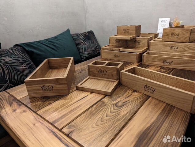 Салфетницы из дерева, под приборы боксы