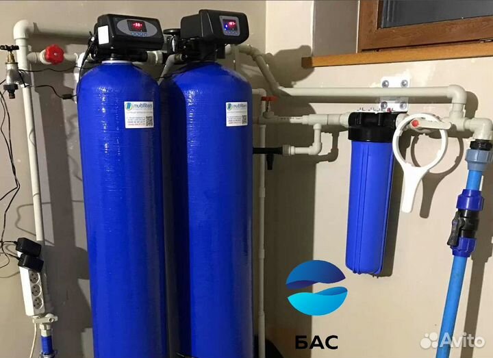 Система очистки воды от железа, марганца, жесткост
