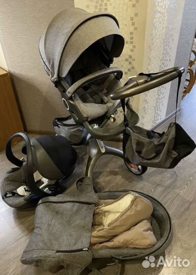 Коляска stokke xplory 3 в 1 и летний кит