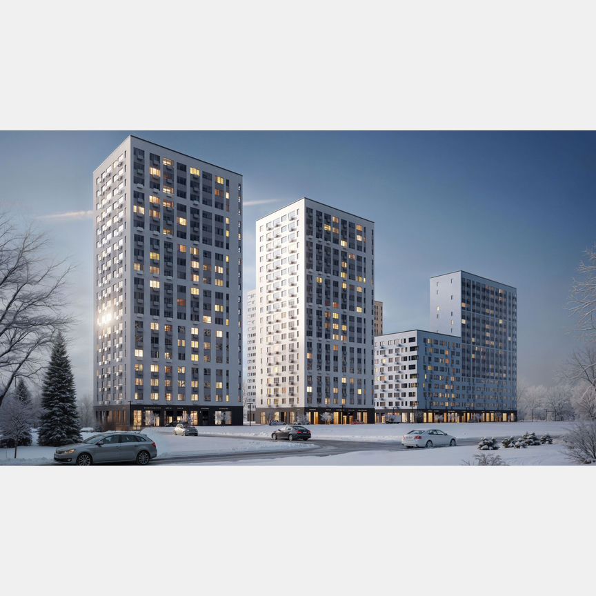 2-к. квартира, 48,8 м², 10/17 эт.