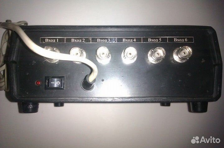 Видео усилитель 6 вход. - (6 х 2) выход. BNC