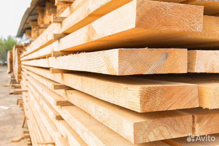 Строганная доска сосна 35х190х6000мм, сухая