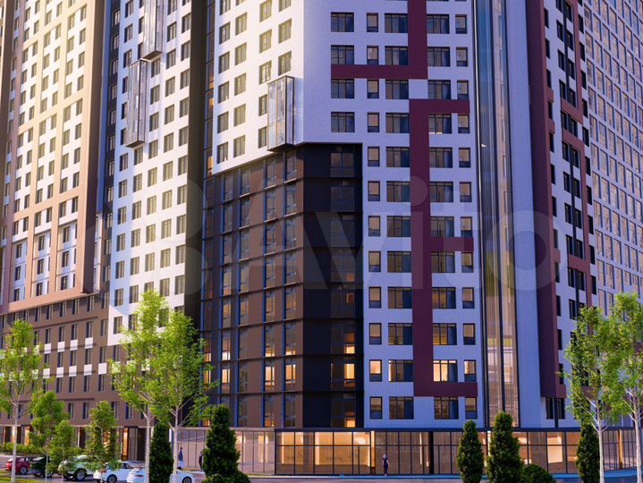 3-к. квартира, 56,6 м², 11/27 эт.