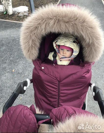 Зимний кит на коляску stokke