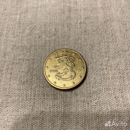 Монеты евроценты 50