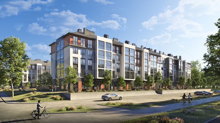 2-к. квартира, 61,8 м², 1/5 эт.