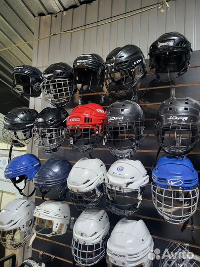 Хоккейный шлем Б/У (YTH,JR, SR S,M,L)