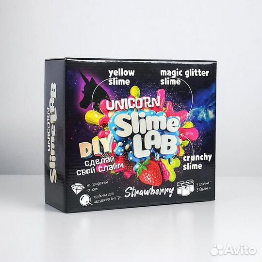 Набор для опытов и экспериментов «Слайм лаб» «Юник