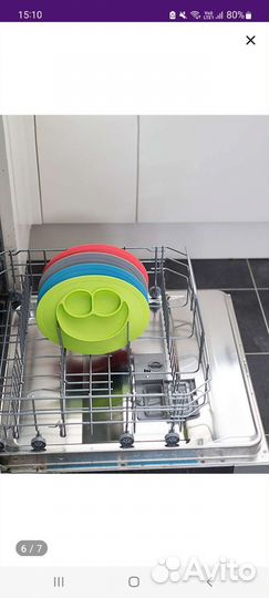 Набор детской посуды ezpz на присоске