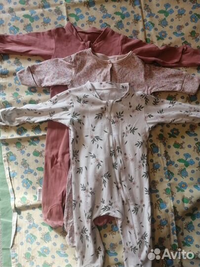 Детские вещи пакетом на девочку от 0 до 5 мес