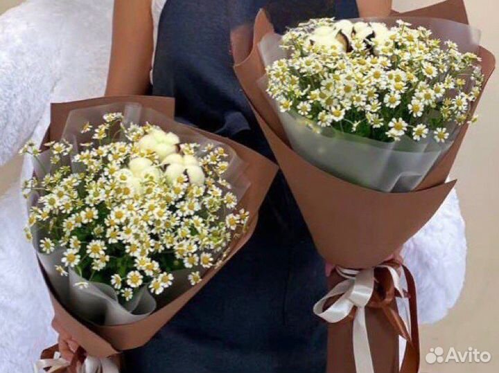 Букеты из ромашек