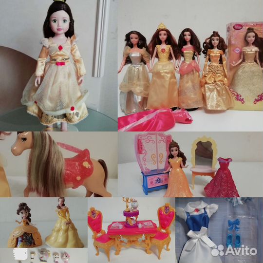Красавица и чудовище барби, наборы, фигурки