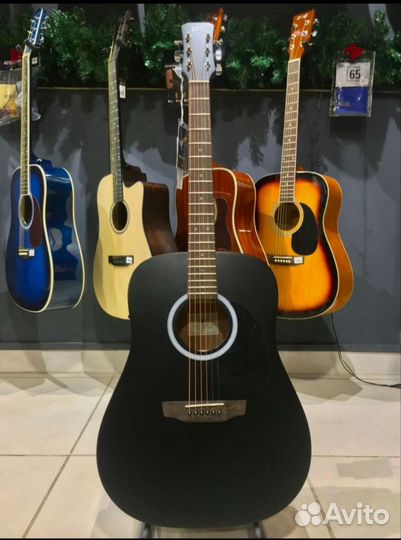 Электро акустическая гитара JET JDE-255 BKS