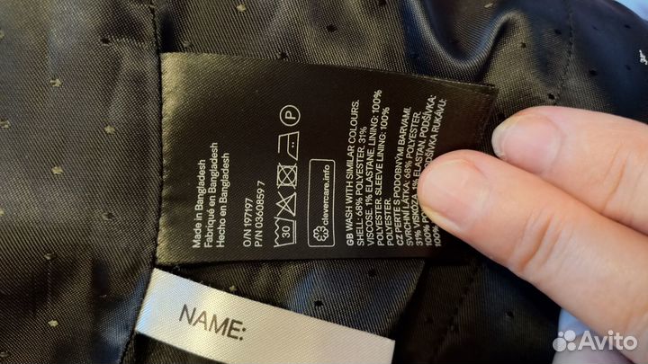 Пиджак для мальчика HM размер 140