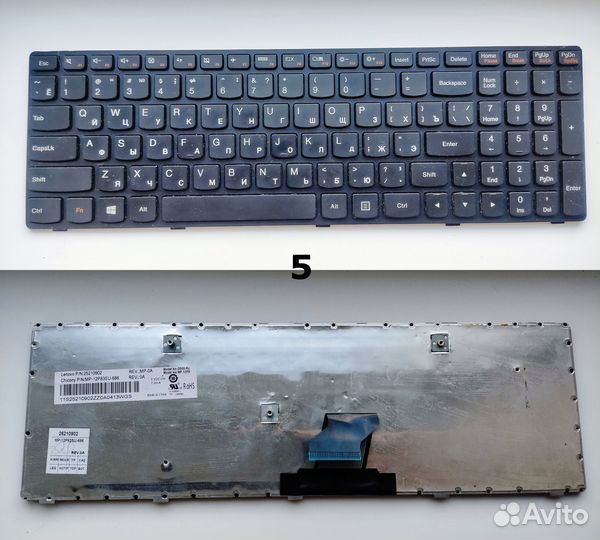 Клавиатуры для ноутбуков на запчасти