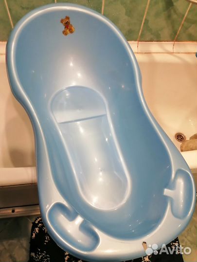Ванночка для купания с горкой