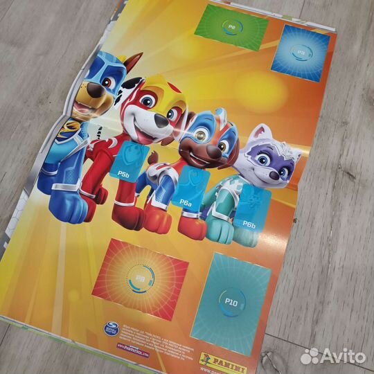 Альбом и 50 пакетиков Panini щенячий патруль