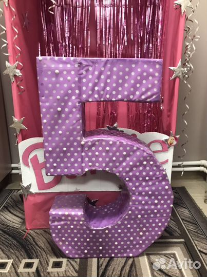 Баннер и цифра