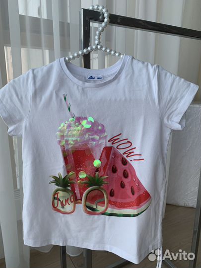 Детские вещи для девочки пакетом 122-130