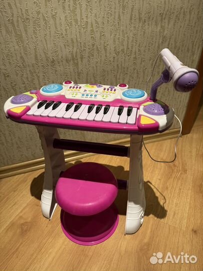 Пианино детское с микрофоном